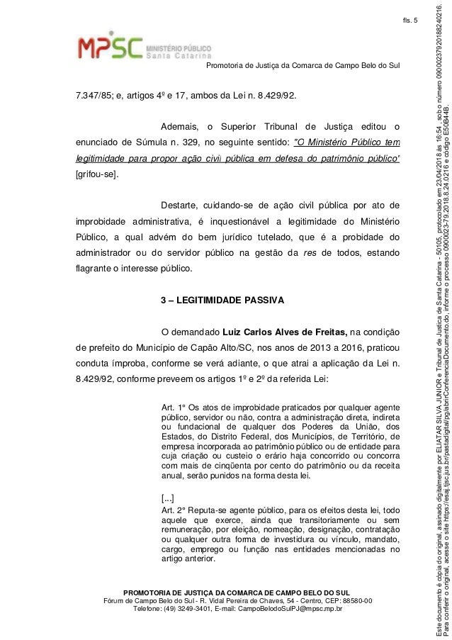pedido em sede liminar